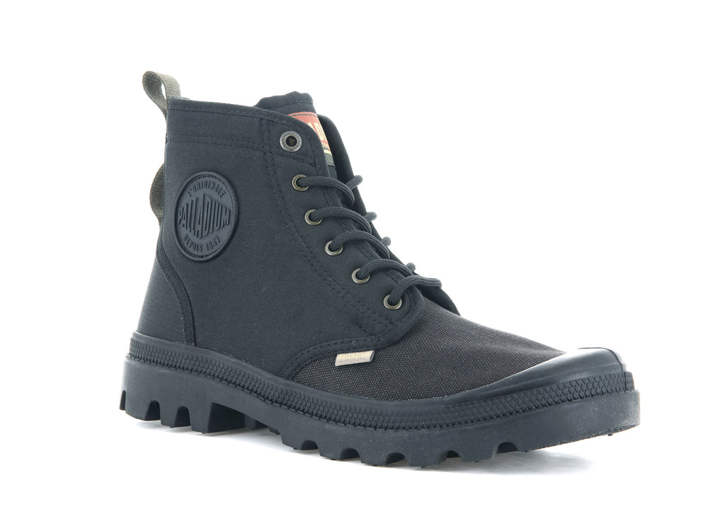 Botas Palladium PAMPA SHADE 75TH Hombre Negras | Costa Rica-06945